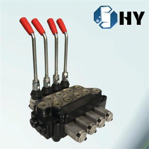 4 Spool Handle Control Hydraulic Directional Valve Monoblock for Tractors