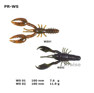 Pr-Ws 7.6g/11.9g Customized Artificial Bait Soft Worm Fishing Lure