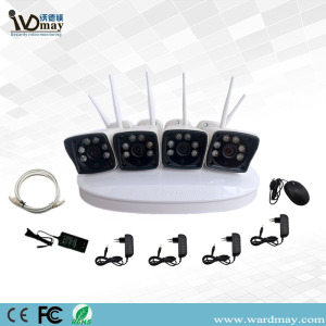 Wdm Private Mode 4chs 1.3/2.0MP WiFi NVR Kits Security System